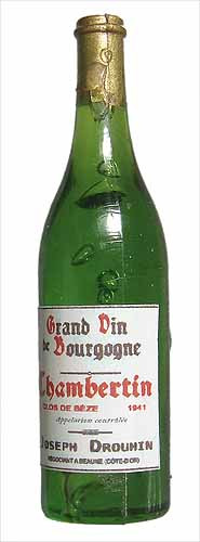 Paperwerk:  Loose - Dark Green Wine Bottle w/ Gold Top (Random Label)