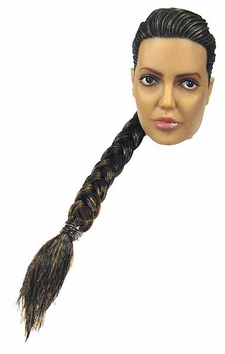 Julia: Borg - Head w/ Real Hair Braid (Angelina Jolie Likeness)