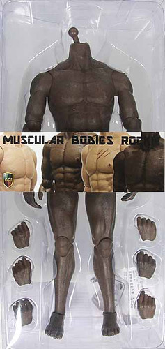 ACI - Muscle Nude Andrew: African American (Dark)