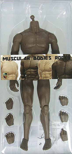 ACI - Muscle Nude Andrew: African American (M)