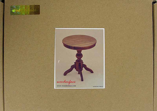 WoodenFace - Round Table (Biedermeier Style)