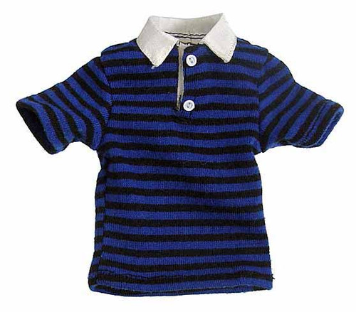 Fashion Man - Blue & Black Striped Shirt