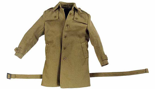 Fashion Man - Brown Over Coat w/ Belt