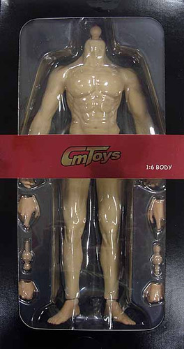 CM Toys Muscular Nude Body: Caucasian Tan HJ002 - Boxed Figure