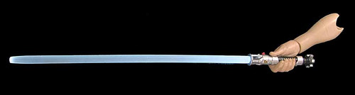 Star Wars: Obi Wan Kenobi The Phantom Menace -  Lightsaber w/ Arm (Lights Up) (Limit 2)