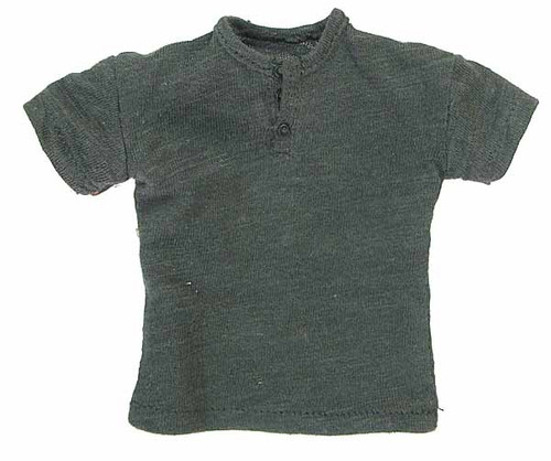 Survivor - Dark Gray Button T Shirt