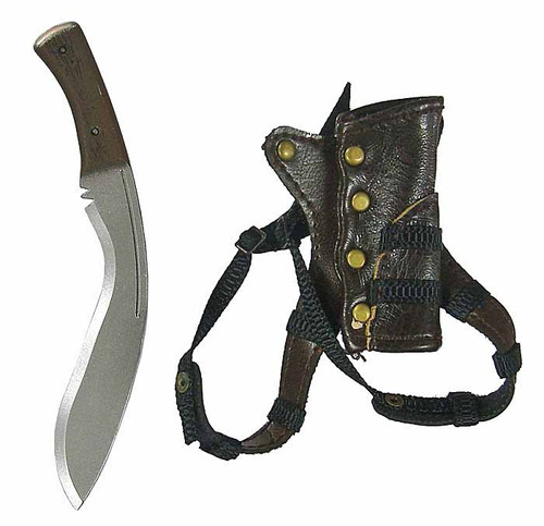 Red Fox In Fire - Knife w/ Back Sheath