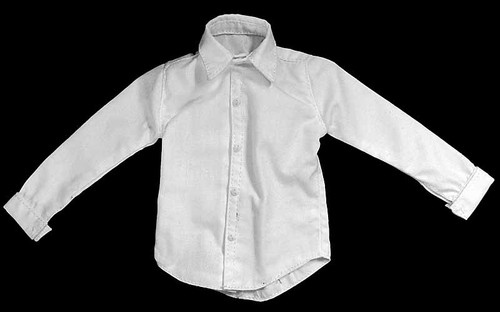 VC: Men's Suits - White Long Sleeve Dress Shirt