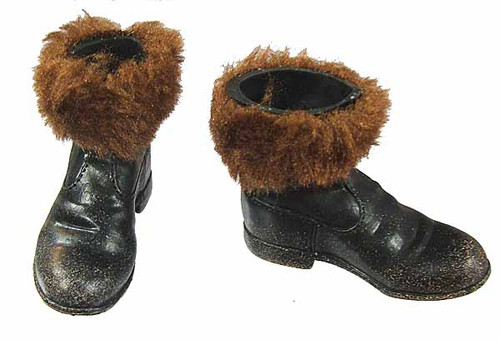 Iron Island: Jack-3 -Furry Top Boots w/ Ball Joints