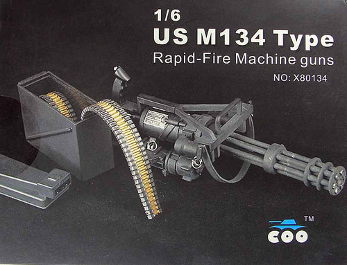 M134 Rapid Fire Machine Gun - Boxed Accessory Set