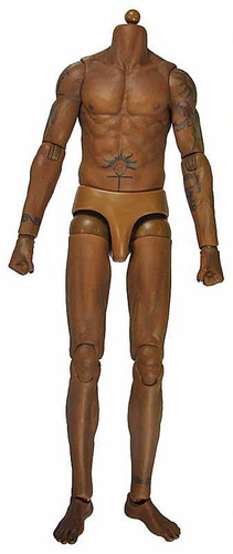 Dennis Rodman - Nude Body w/ Feet, Fists & Tatoos (12 1/2 inches to Top of Neck Joint))