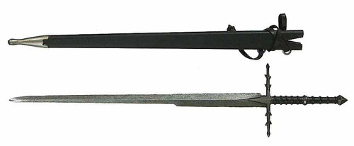 ACI LOTR: Ringwraith - Ringwraith Sword (Metal) w/ Scabbard