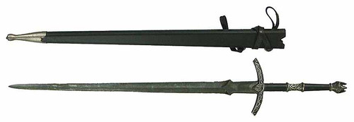 ACI LOTR: Ringwraith - Witchking Sword (Metal) w/ Scabbard