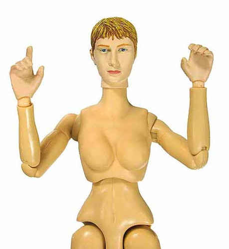 Female F14 Pilot - Nude Figure