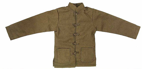 Chinese Railway Guerrilla - Brown Mandarin Jacket