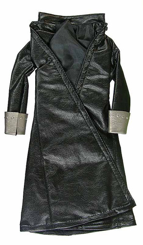 Van Helsing (Phicen) - Black Leather Over Coat