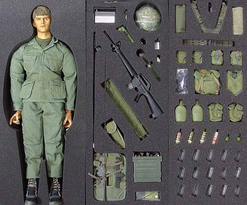 1st Cavalry Division RTO Operation Delaware 1968 (Radioman) - Boxed Figure