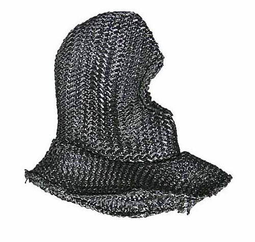 Knight Templar Sgt. Brother - Chainmail Hood (Plain)