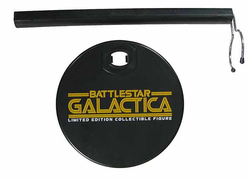 Battlestar Galactica: Cylon Centurion (Silver) - Display Stand