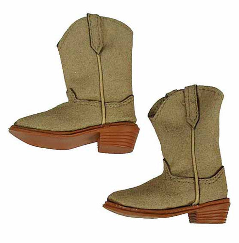 Lethal Weapon (Version B) - Soft Tan Leather Boots (For Feet)