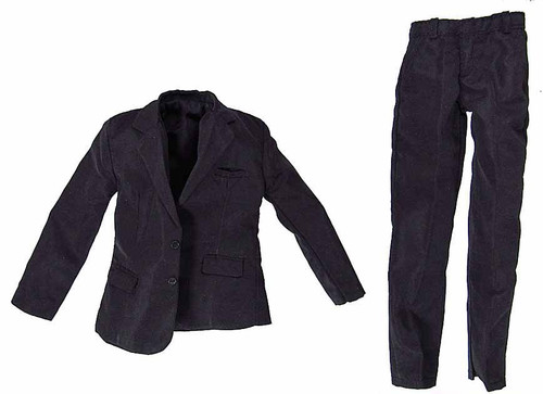 Hitman Agent 47 - Black Satiny Suit Coat & Pants