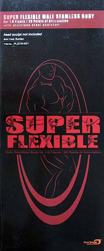 Super Flexible Seamless Male Body: Suntan w/ Metal Structure - Boxed Figure (PL2016-M31 - Not Explicit)