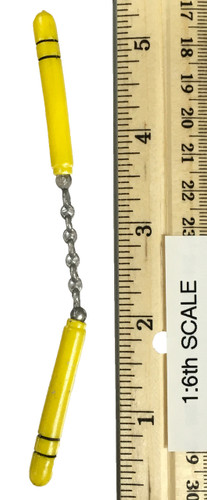 Dragon Tiger Gate: Turbo Shek - Nunchaku (Yellow Non-Adjustable)