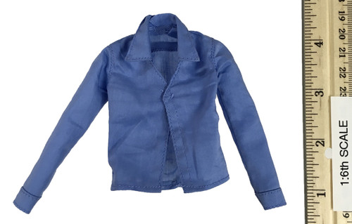 Female Joker - Solid Blue Long Sleeve Shirt