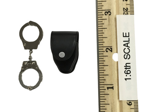Gangster Kingdom: Officer A. Lewis - Handcuffs w/ Holster (Metal)