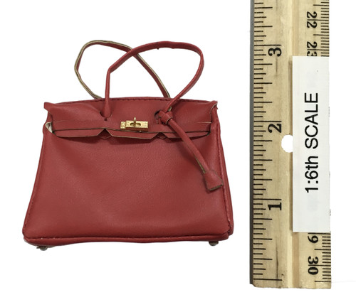 Bodycon Sleeveless Dress Sets - Handbag (Red)