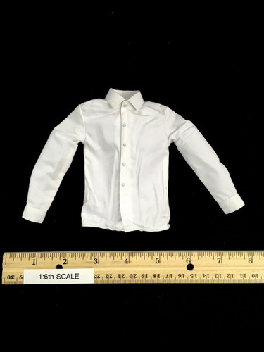 British Detective 2.0 - White Long Sleeve Shirt