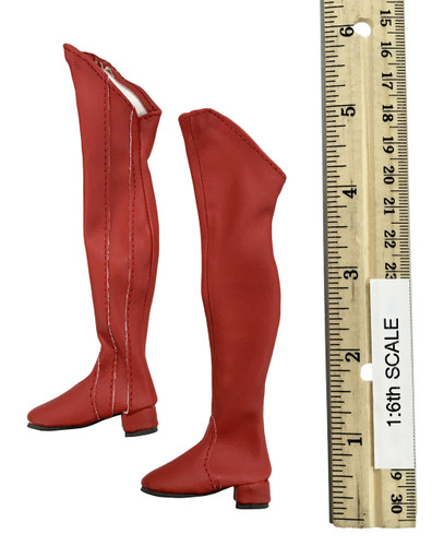 Cosplay Supergirl - Boots (Long) (For Feet)