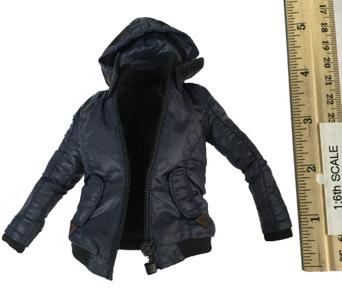 Dark Zone Agent: Tracy - Hooded Blue Heavy Jacket