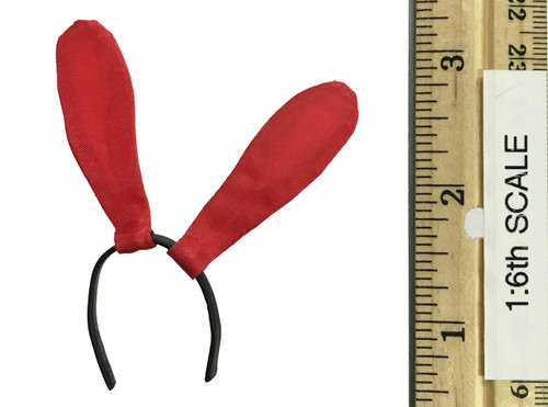 Bunny Girl Waitress Suit Sets - Rabbit Ear Hairpin (Red)