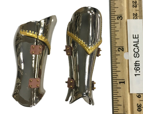 Gothic Armor (Silver) - Lower Leg Armor (Greaves) (Metal)