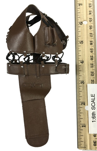 Leon - Leather Ammo Vest w/ Holsters