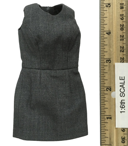 Office Lady Female Dress Suit Sets - Dress (Gray)
