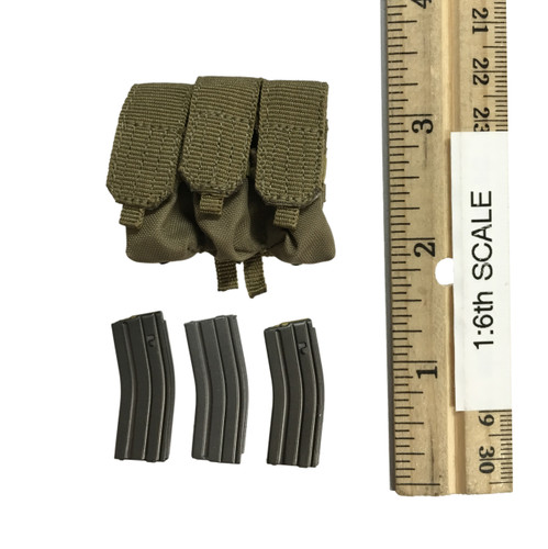 Naval Mountain Warfare Special Forces - Triple Mag Pouch w/ HK416 Ammo