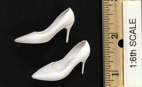 Flight Attendant Dress Sets - High Heels (White) (For Feet)