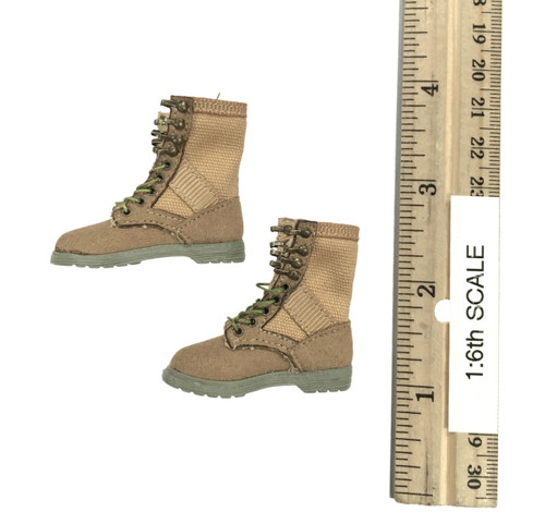 Military Female Character Set - Boots (For Feet)