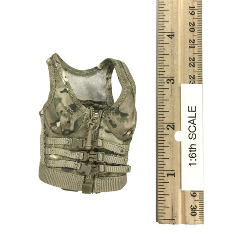 Military Female Character Set - Combat Top / Vest (Light Green)