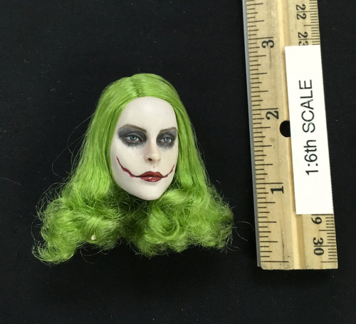 Female Joker - Head (Green Hair) (No Neck Joint)