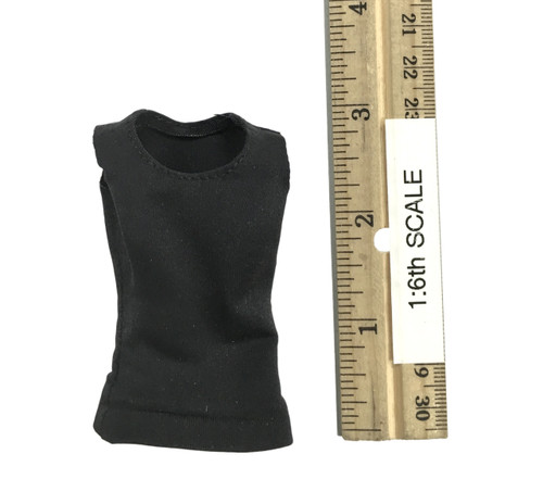 Super Heroine Magnetic Girl - Sleeveless Black Top