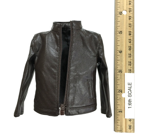 Spy Killer Leather Jacket Sets - Leather Jacket (Brown)