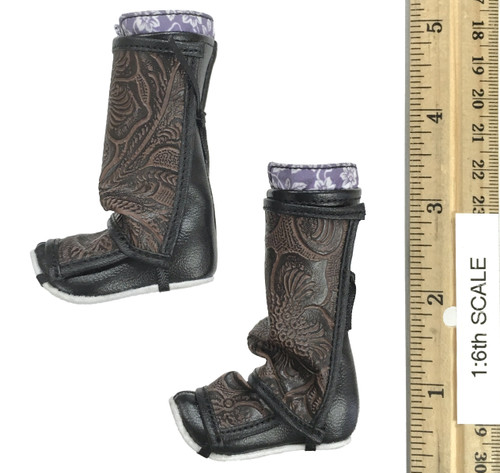 The Jurchen Jin Dynasty: Iron Pagoda - Covered / Wrapped Boots w/ Ball Joints