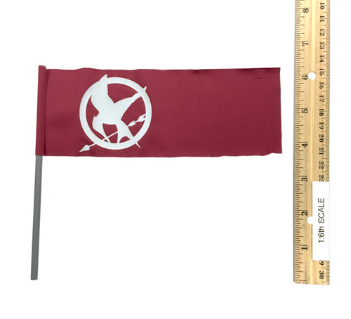 The Hunger Games: Mockingjay - Katniss Everdeen (Red Armor Version) - Flag