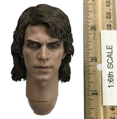 Revenge of the Sith: Anakin Skywalker (Darkside) - Head w/ Sith Eyes (With Neck Joint)