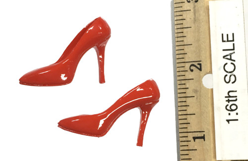 Cosplay Female Fighter Poison - High Heels (Red) (For Feet)