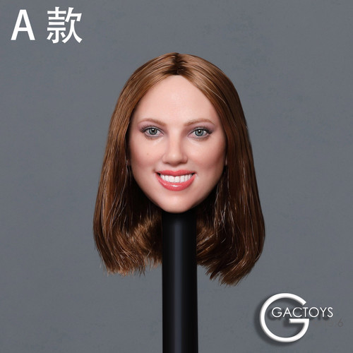 Caucasian Women’s Headsculpts (GC033A) - Boxed Accessory (Brown Hair)