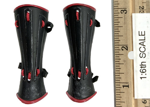 Demon Female Ninja - Leg Armor (Metal)